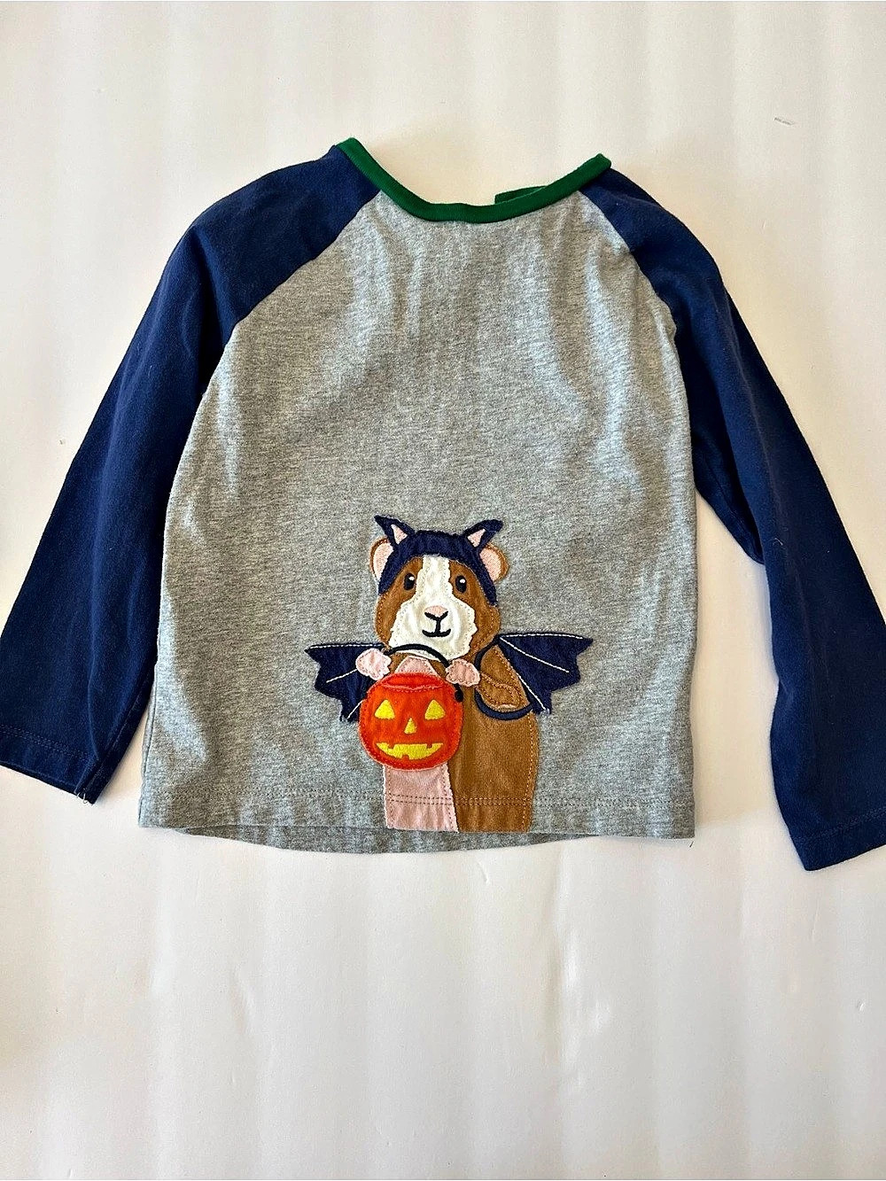 Baby Boden Boys 2-3T Long Sleeve Halloween Tee Like New